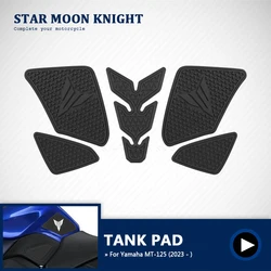 For Yamaha MT-125 MT125 MT 125 2023 2024- Motorcycle Side Fuel Tank Pads Protector Stickers Decal Gas Knee Grip Traction