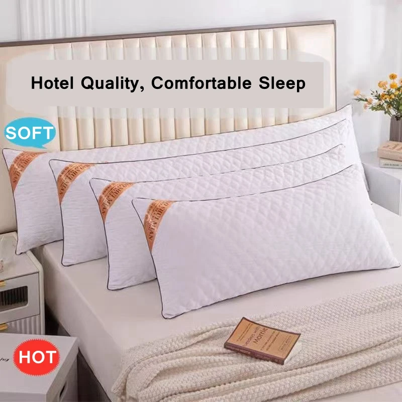 

White Pillow Core Home Soft Filling Cushion 48x100/48x120/48x150 Lengthen Body PillowsPillows Quilted Sleeping Cushions