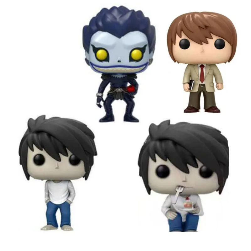 Anime Death Note Ryuk L Light 10cm figuras de acción de juguete