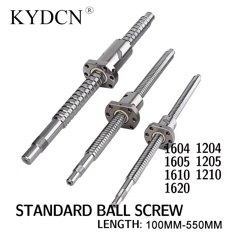 SFU1204 SFS1205 SFS1210 SFU1604 1605 1610 SFS1620 C7 Ball screw Length 100-550mm single-nut ball screw