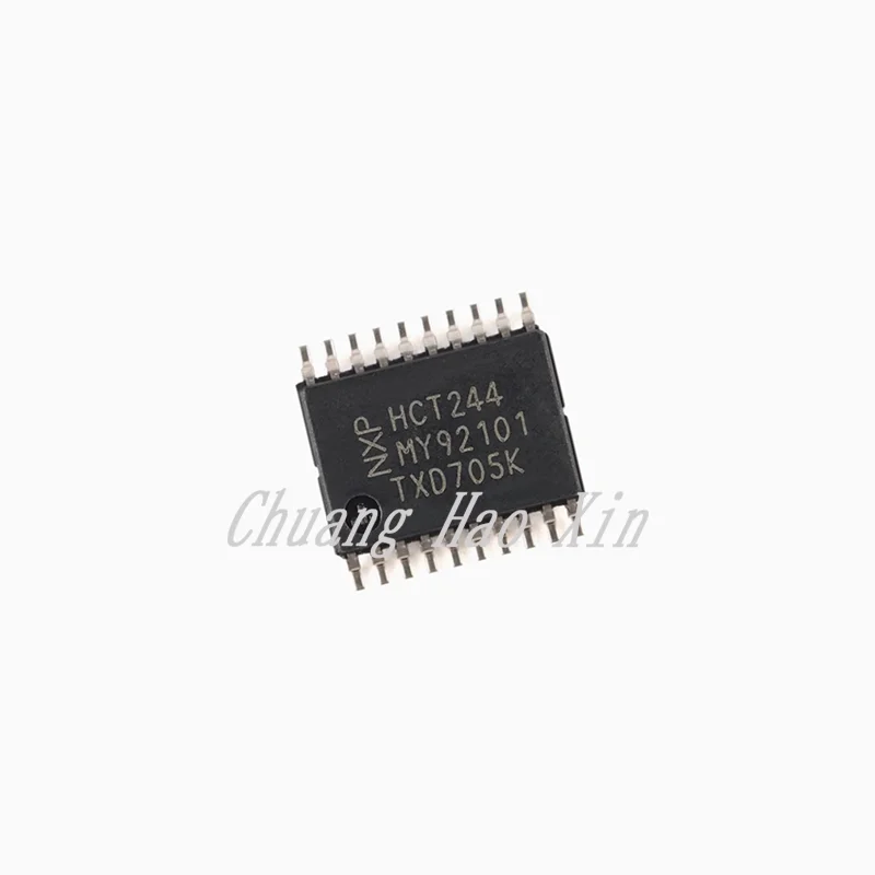 10pcs brand new original 74HCT244PW TSSOP-20 eight channel buffer/line driver; Three states