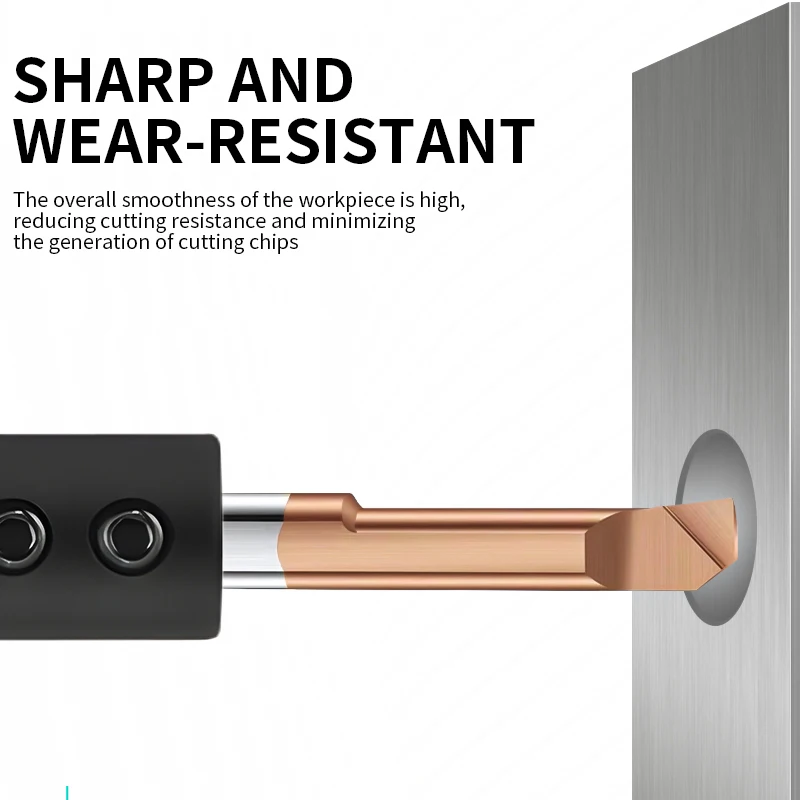 Tungsten Steel Small Hole Boring Tool MUR/MPR/MQR - Precision Auto Inner Hole & Thread Boring for Engine Cylinder & Maching