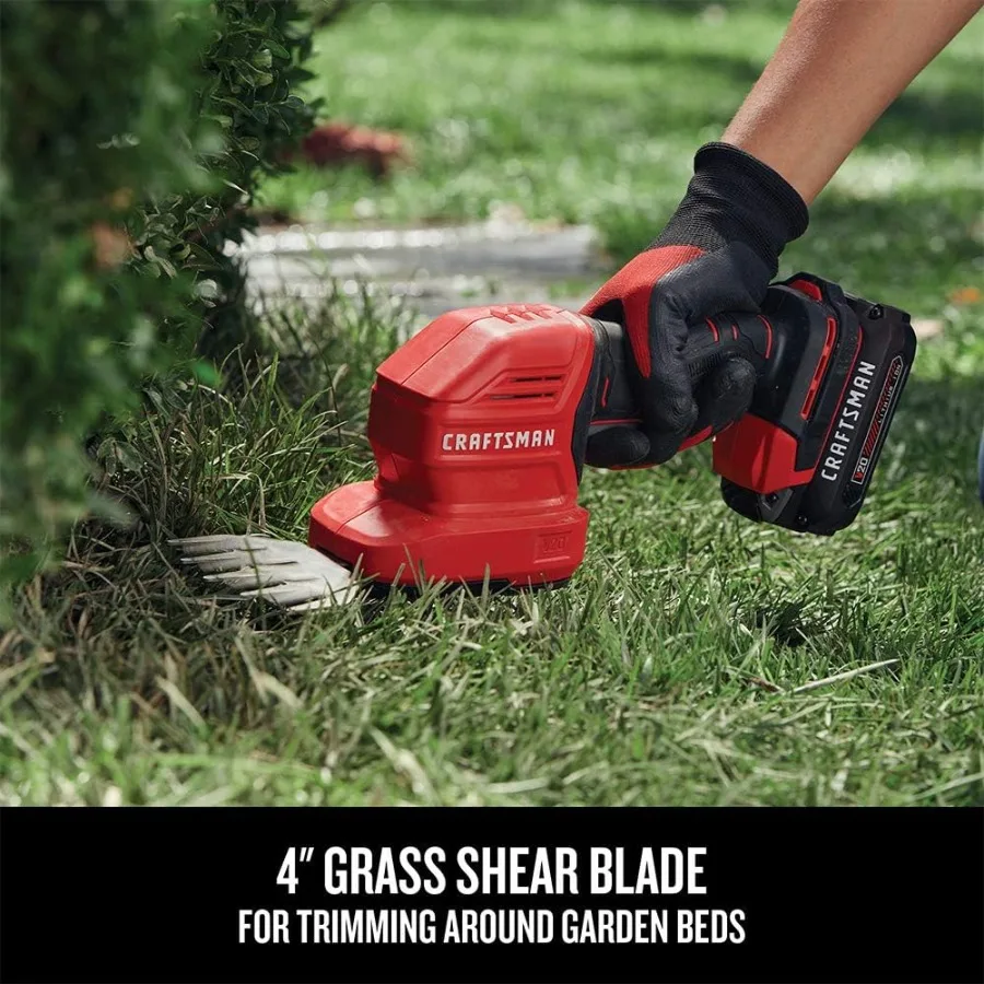 V20 Cordless Handheld Grass Trimmer and Mini Hedge Trimmer Kit CMCSS800C1