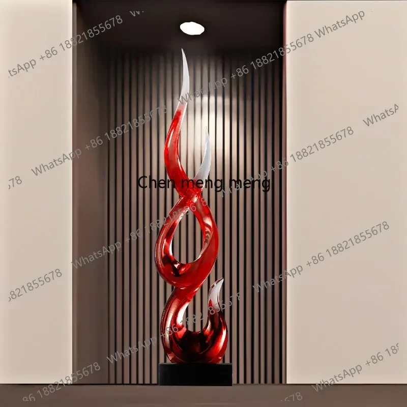 A178Rising and rising, entrance decorations, transparent, sculpture, soft furnishings, high-end light luxury atmosphere