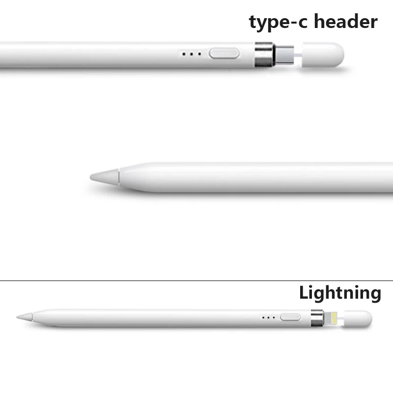 for ipad pencil Generatio with palm rejection Tilt sensitive circular tube otg Power taking stylus iPad 6 7 8 Generation Pro 11