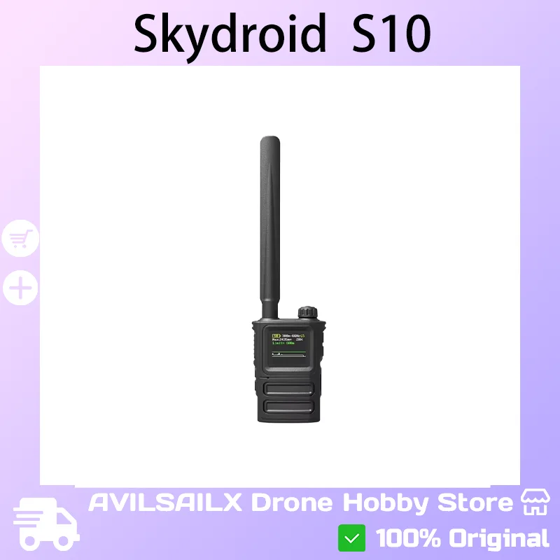 

Детектор дронов Skydroid S10, 6 ГГц, диапазон 300 м, аккумулятор 3000 мАч, оповещения о России/английском, портативный