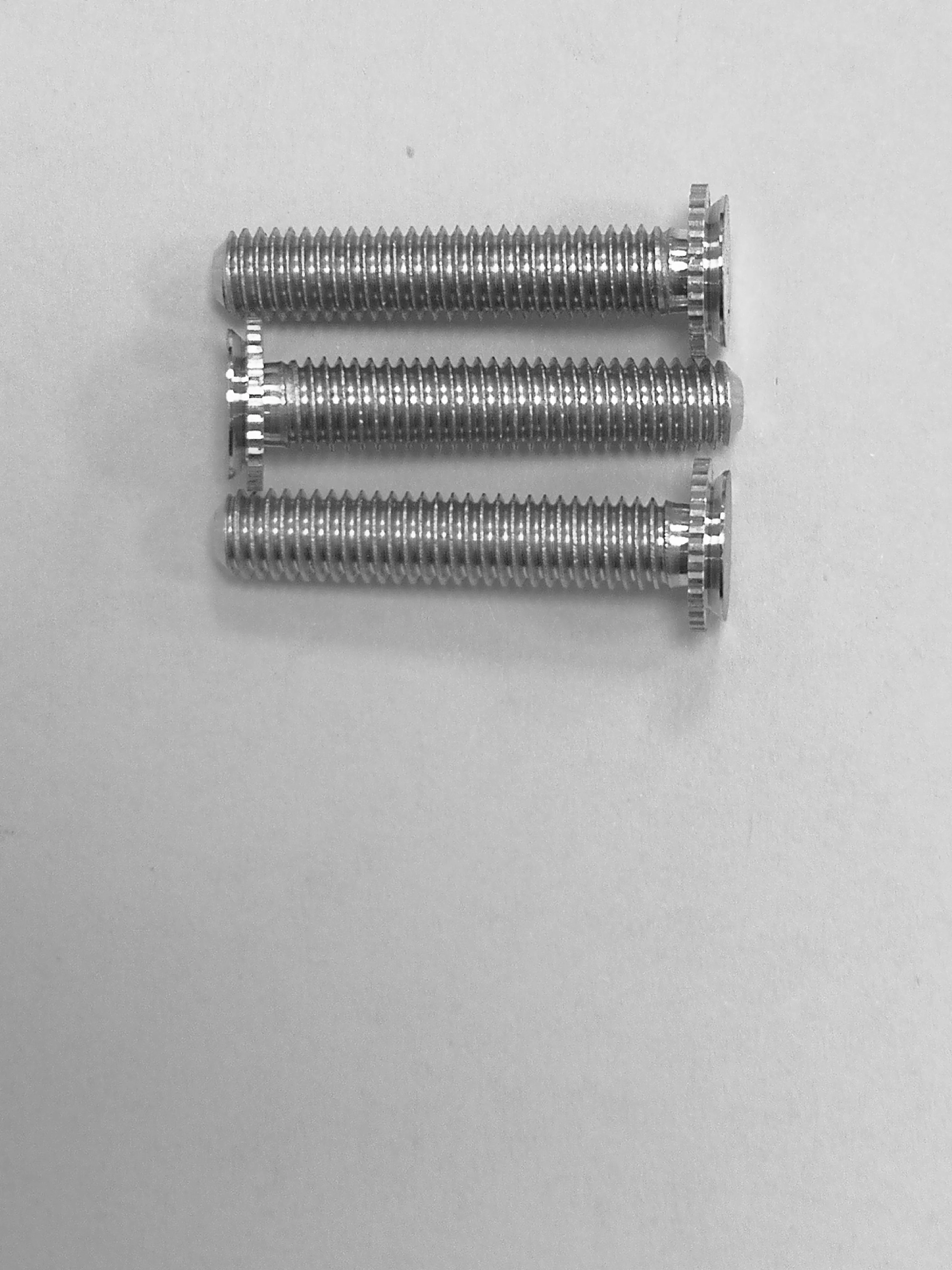 Self-Clinching Concealed-Head Studs CFHC-032-8 Stainless Steel Fasteners On Sheets Inch Threaded Reverse Installation Screws