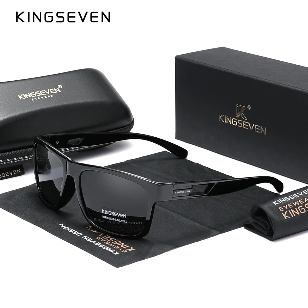 Echte KINGSEVEN Neue 2024 Marke Design männer Gläser Polarisierte Sonnenbrille Frauen UV Objektiv Mode Brillen Oculos de sol 4
