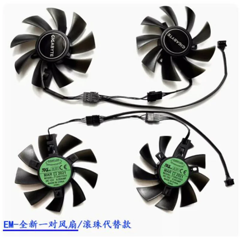 For Gigabyte RTX2060 GTX1660ti 1660S 1650 Graphics Card Fan T129215SU/GA91S2U ==