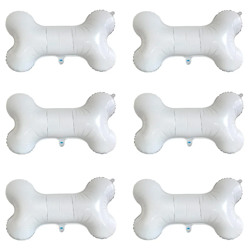 6 stücke 45x75 cm Lustige Knochen Form Folien Ballons Haustier Hund Knochen Ballon für Geburtstag Party Dekoration liefert Kindergarten Kinder Spielzeug