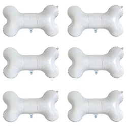 6pcs 45x75cm Funny Bone Shape Foil Balloons Pet Dog Bone Ballon for Birthday Party Decoration Supplies Kindergarten Kids Toys
