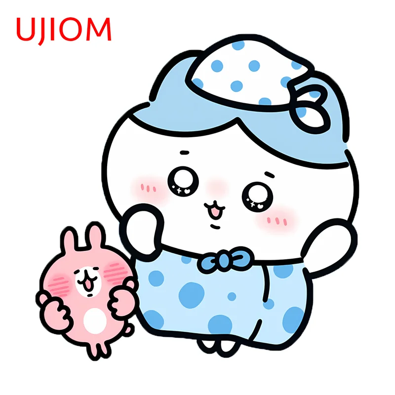 UJIOM Blue Panted Cat Pajamas Wall Sticker Enchanting Tendy Occlusion Scratch Graffiti Decal Suitable For Baby Nursery Room