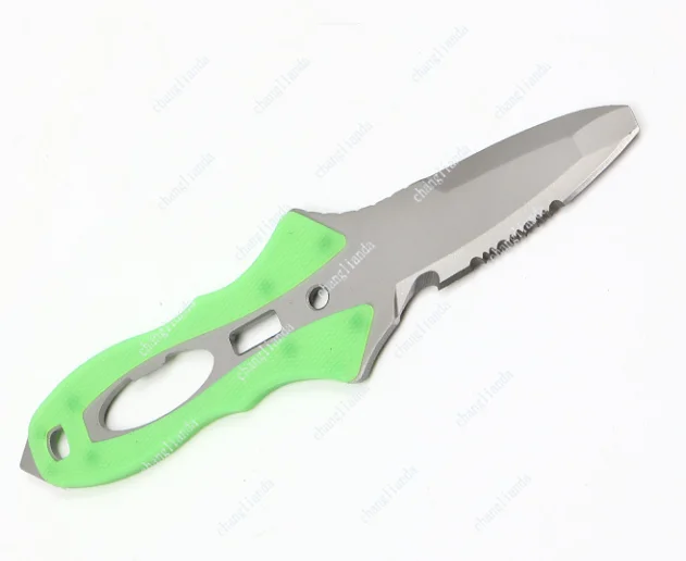 Water Rescue Knife Outdoor Rope Cutter Titanium Plated Multi-functional Diving Vehicle Portable Lifesaving Knife Equipment