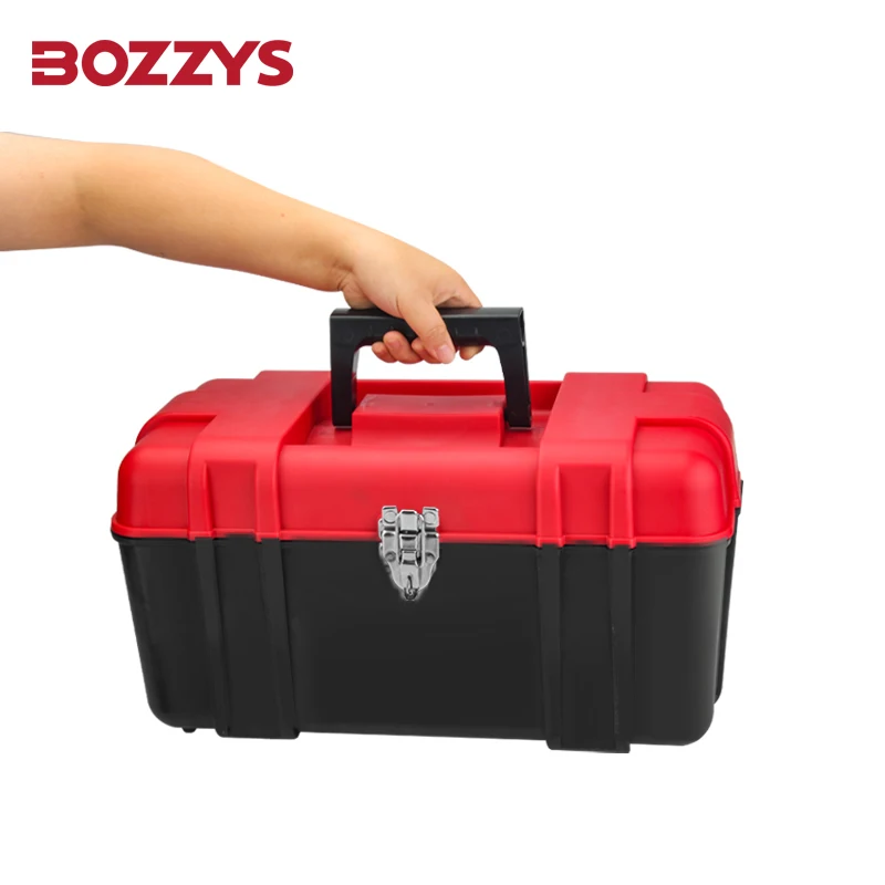 

BOZZYS ABS Material Safety Personal Lockout Toolbox with Lock Buckle Suitable to Overhaul of Lockout-tagout Equipment