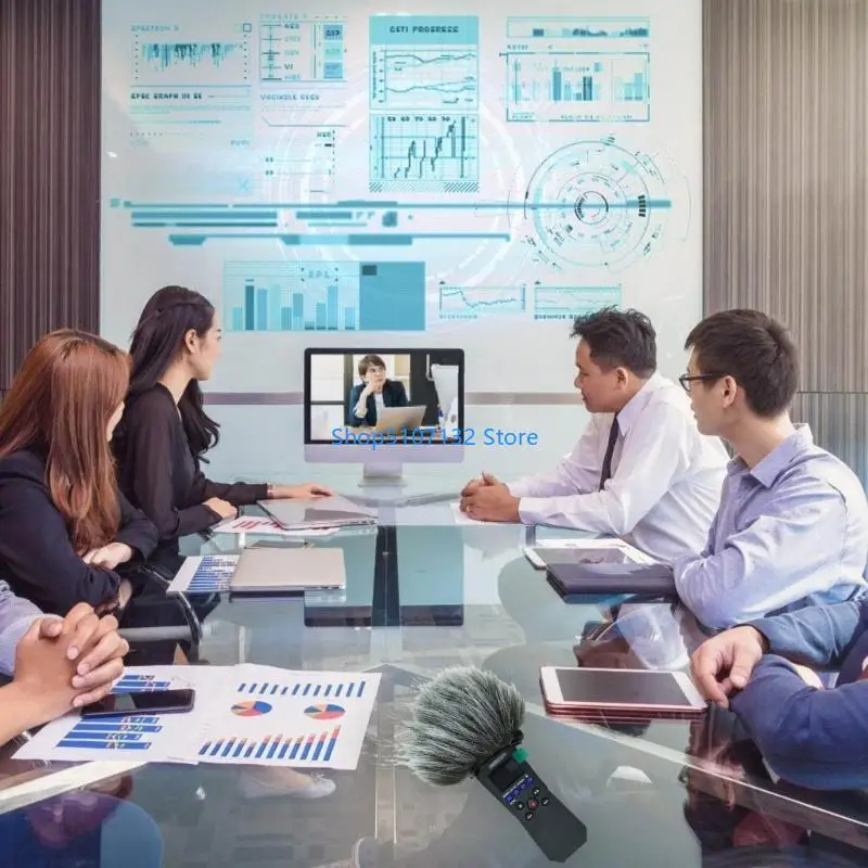 87HD profesional a prueba viento reducción ruidos grabadoras digitales cubierta micrófono para ZOOM H1 micrófono