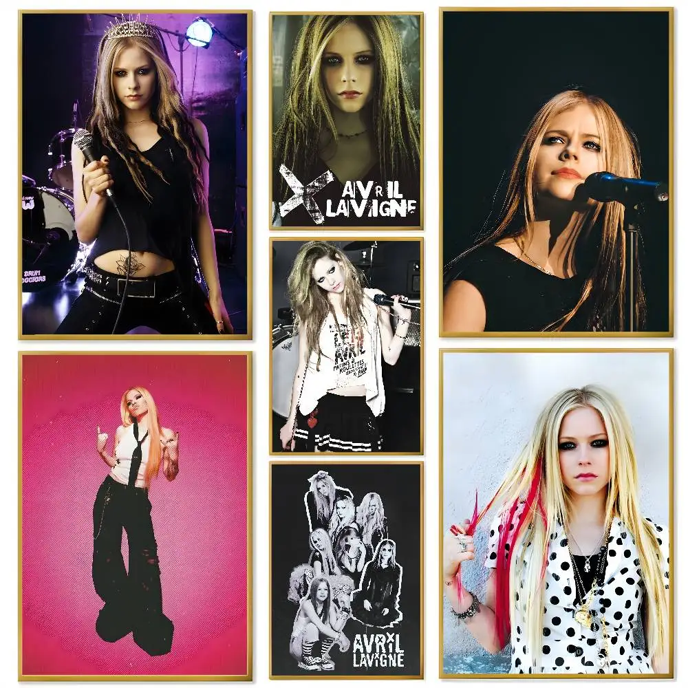 A-Avril SINGER R-Ramona Lavigne постер домашний декор HD липкая стена водонепроницаемый домашний декор для гостиной, спальни, бара