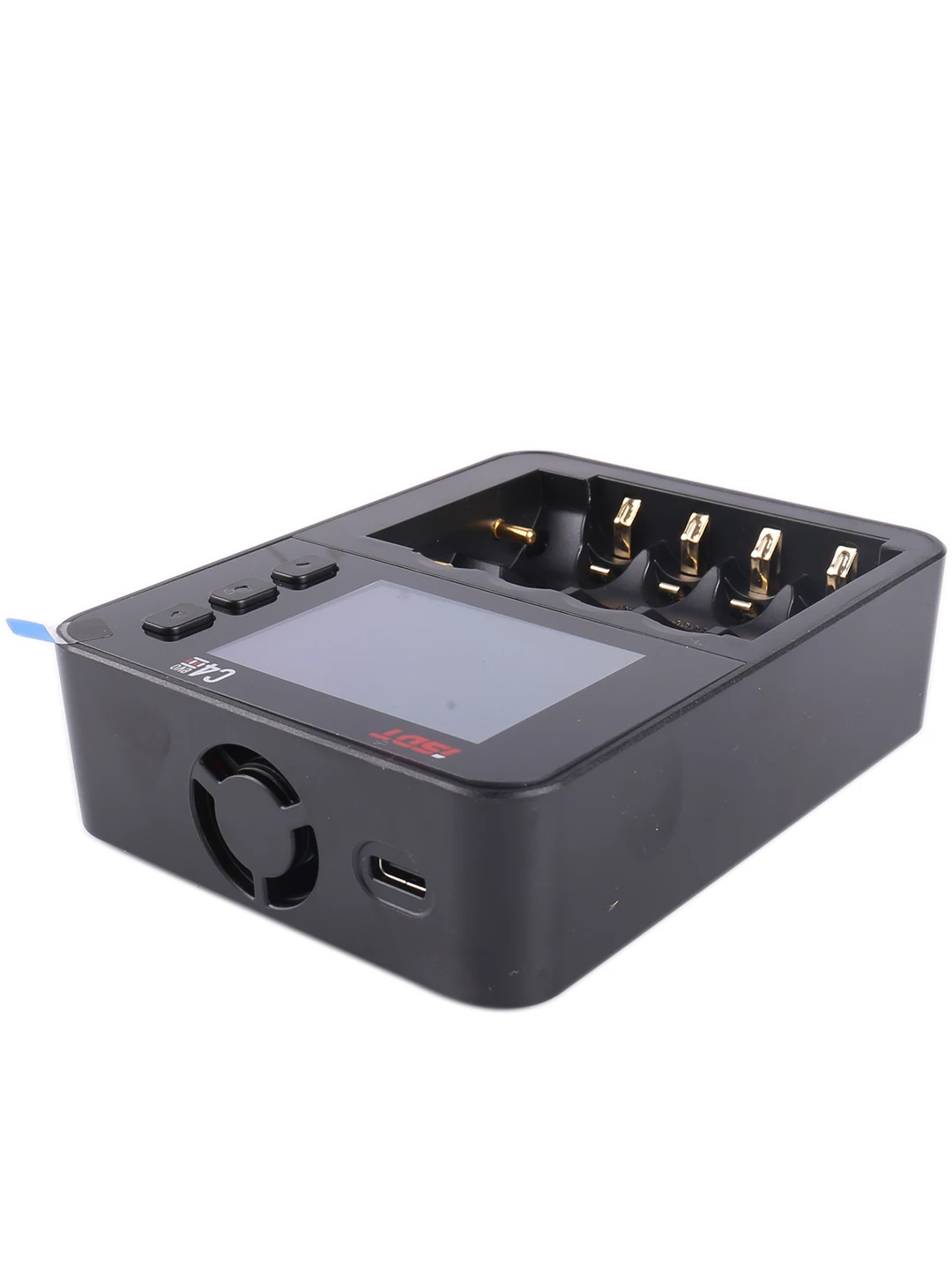 2021 New ISDT C4 EVO Smart Battery Charger Type-C QC3.0 Output for AA AAA Li-ion Battery IPS Display Screen and Fire Prevention