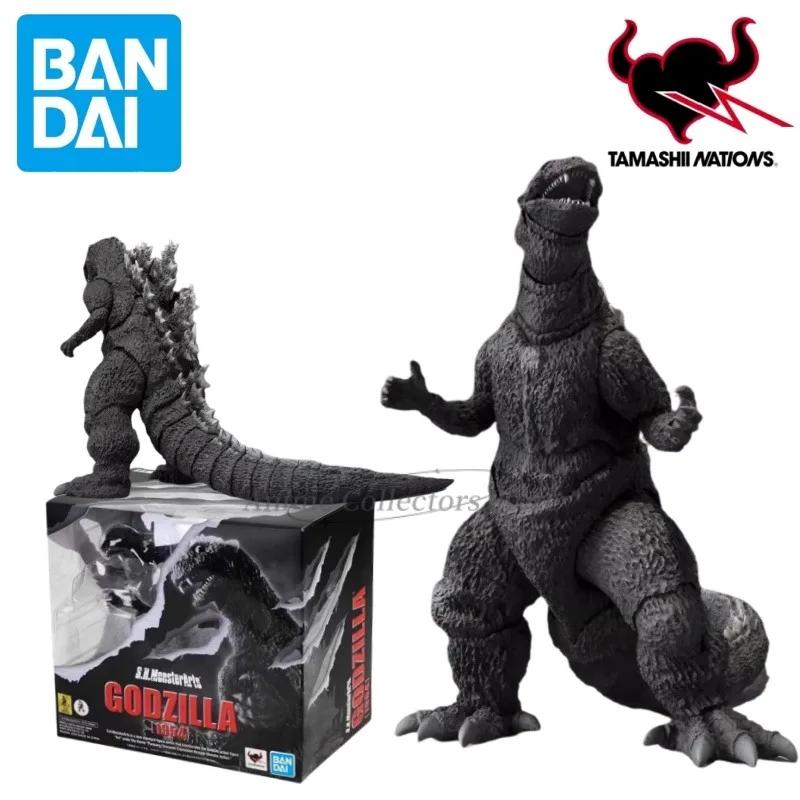 Bandai S.H.MonsterArts SHM GODZILLA 1954 Full Action Anime Model Kit Finished Toy Desktop Decorations Gift for Kids