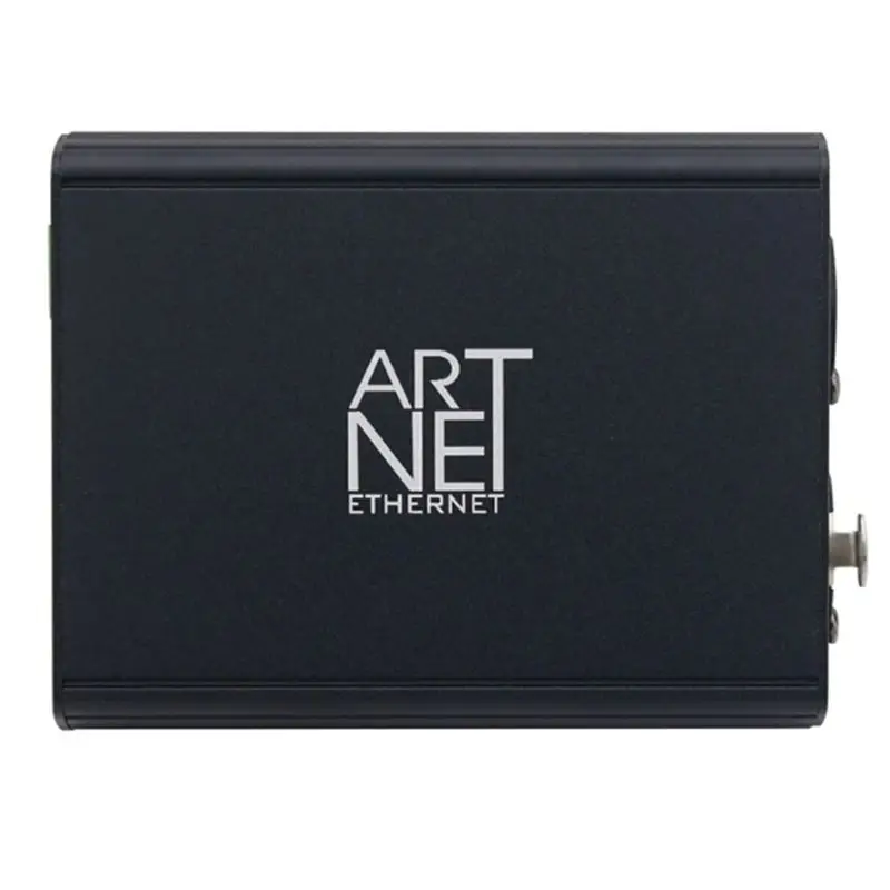 A42T-DMX512S Artnet Ethernet To DMX 512 Controller DMX Lighting Controller For Control Light Strips EU Plug