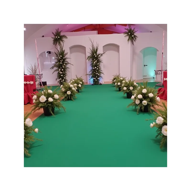 Durable Wedding Carpet, Suitable for Indoor and Outdoor Corridors, Graduation Parties, Weddings, Anti Slip White Running Tracks - view 6