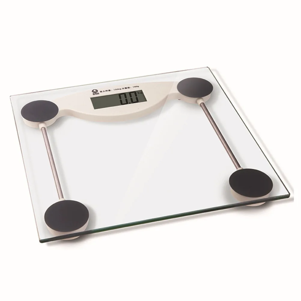 

1pc Lcd Body Weight Scale High Precision Digital Electronic Bathroom Scale 0. /0.1Kg Accuracy Tempered Glass Durable Smart