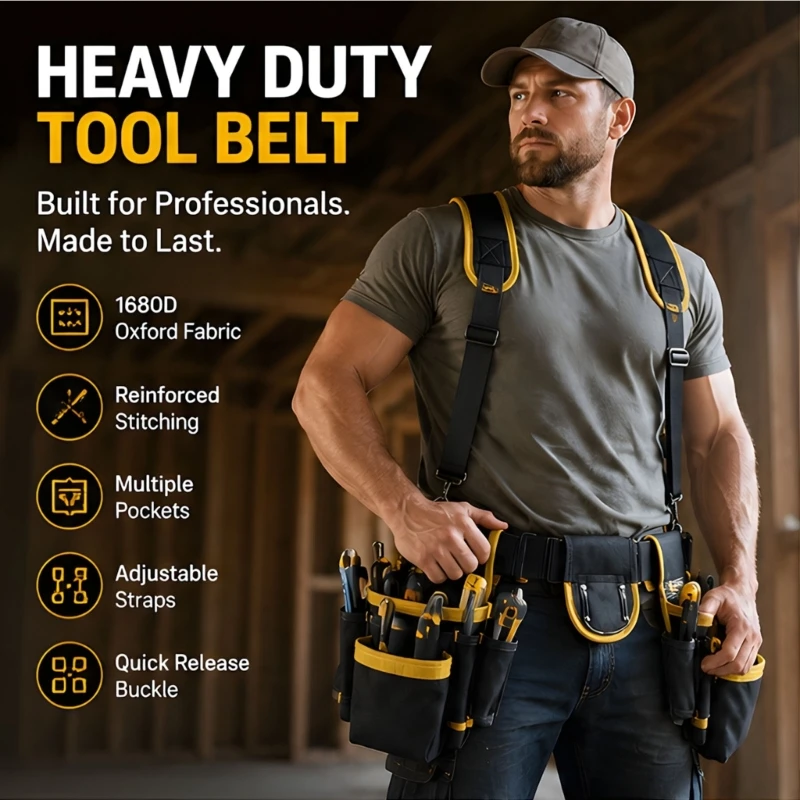  Customizable 32 66 Inches Waist Tool System For Plumbers And Woodworkers