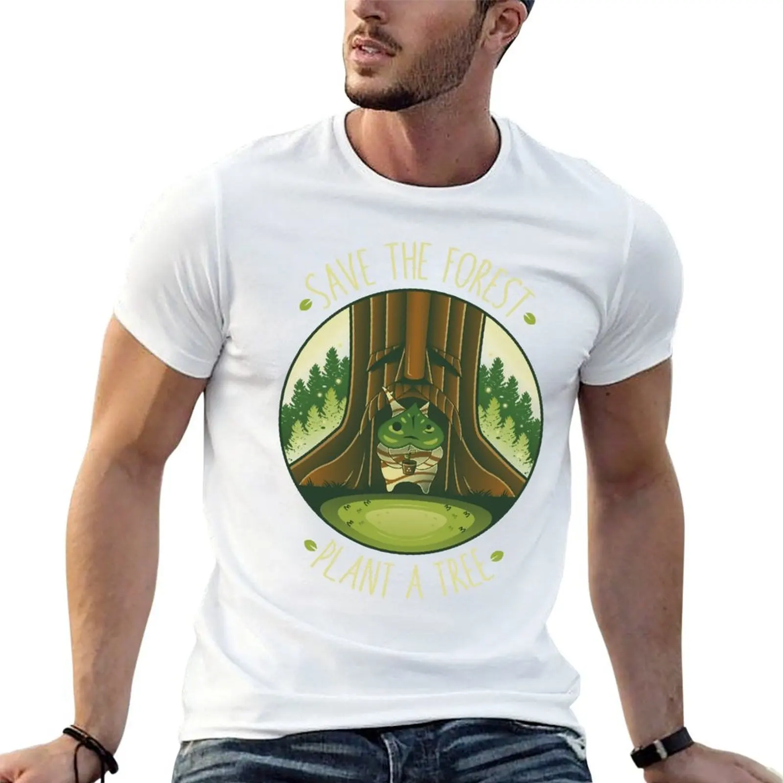 

Save the Forest - Plant a Tree T-Shirt t shirt custom print t shirts for man cotton T-Shirt