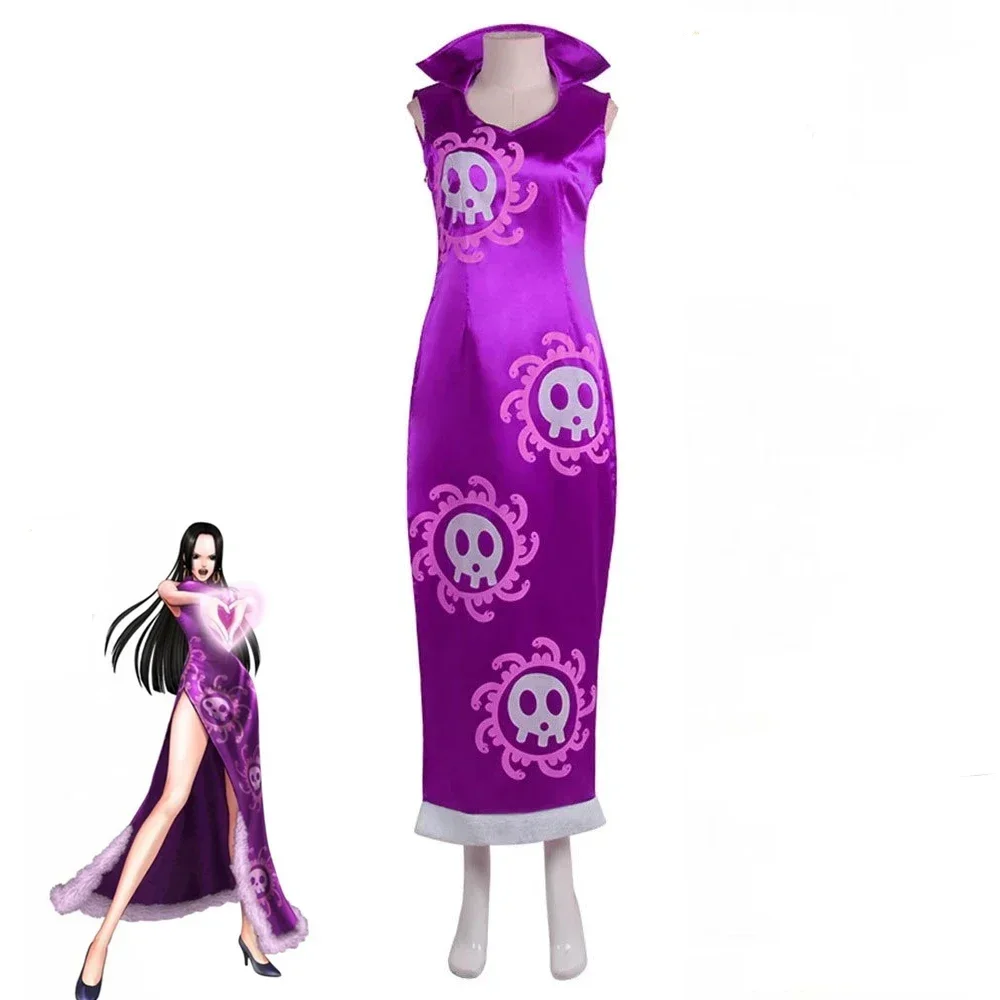 Anime Cloths Cosplay Boa Hancock Famale Costume