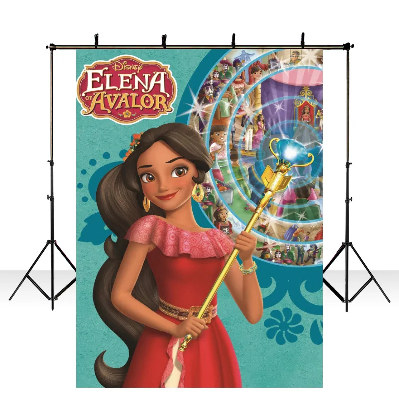 Elena Avalor Photo Backdrop Background For Photography Baby Shower Birthday Kid's Party Decoration Props Supplies Banner Poster