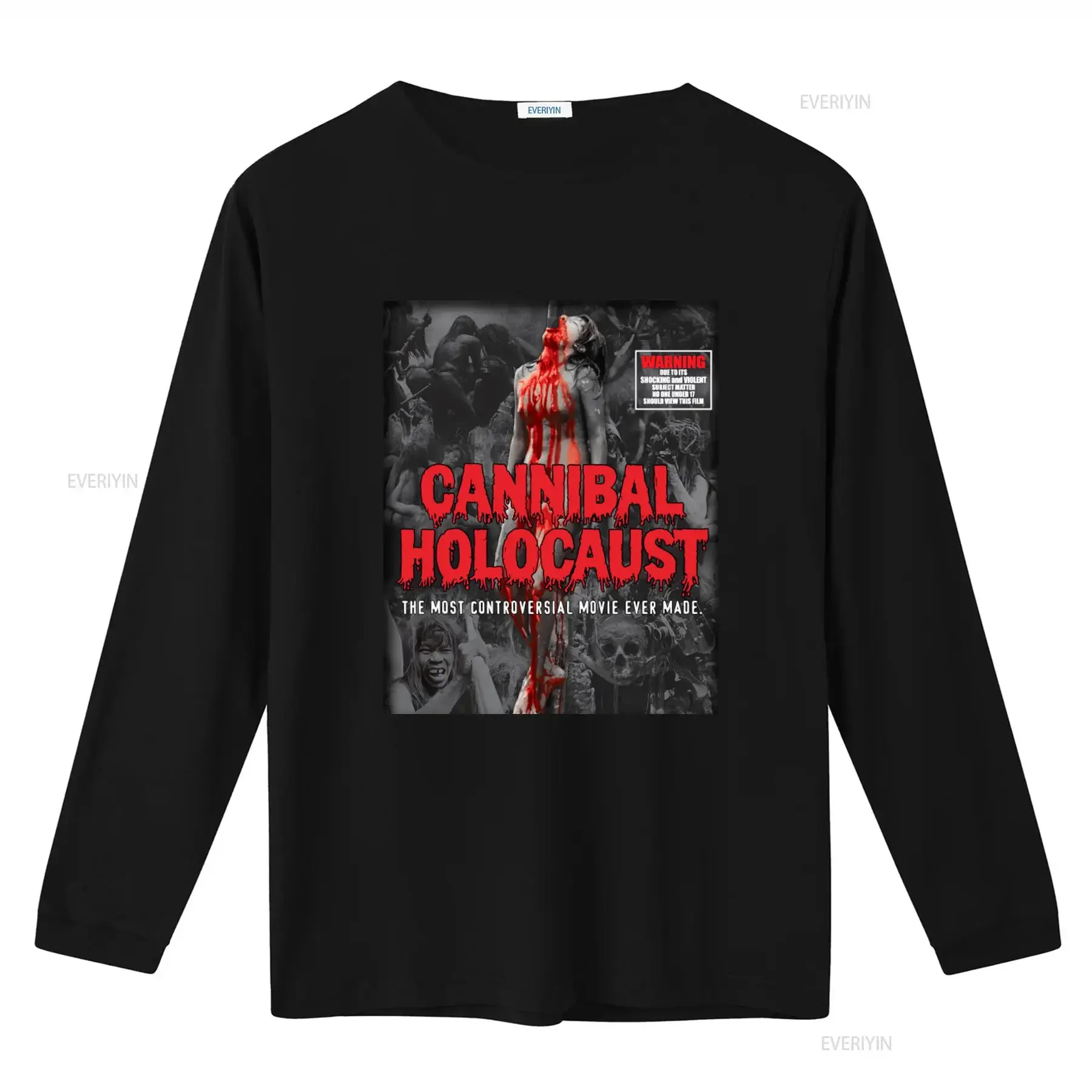 Cannibal Holocaust Horror Movie Inspired Women on Stake T Shirt TE3894 vintage Washed Versatile streetwear designer clothes