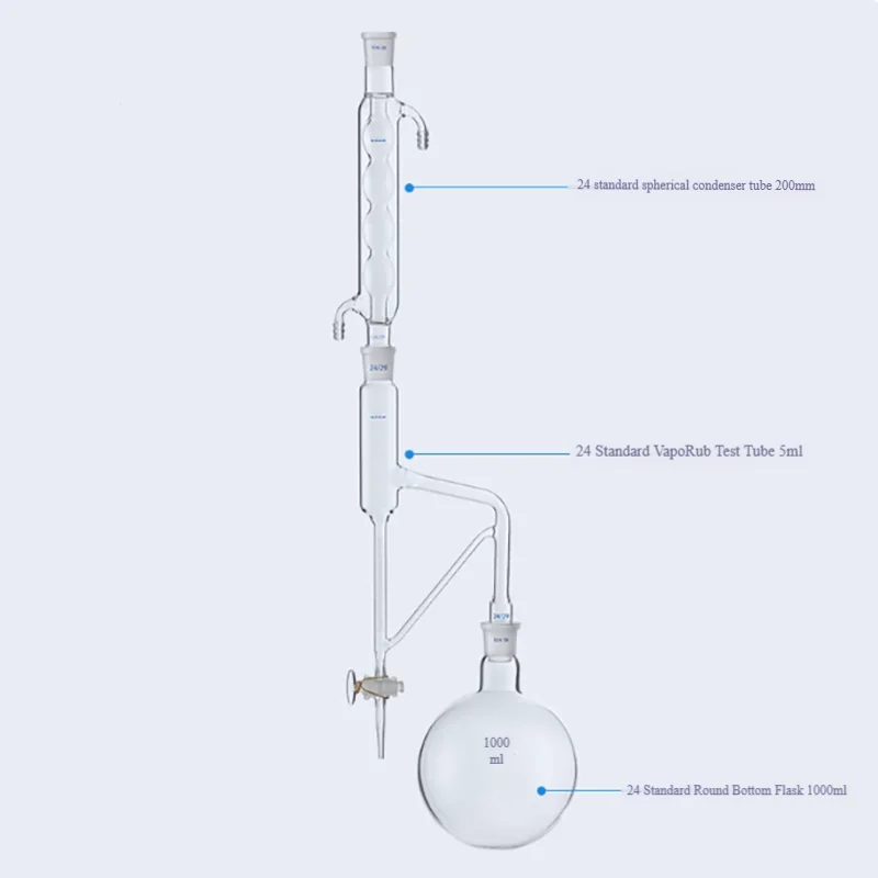 

Volatile oil measuring device Volatile oil measuring tube 5ml Measuring instrument Measuring device Light oil extractor
