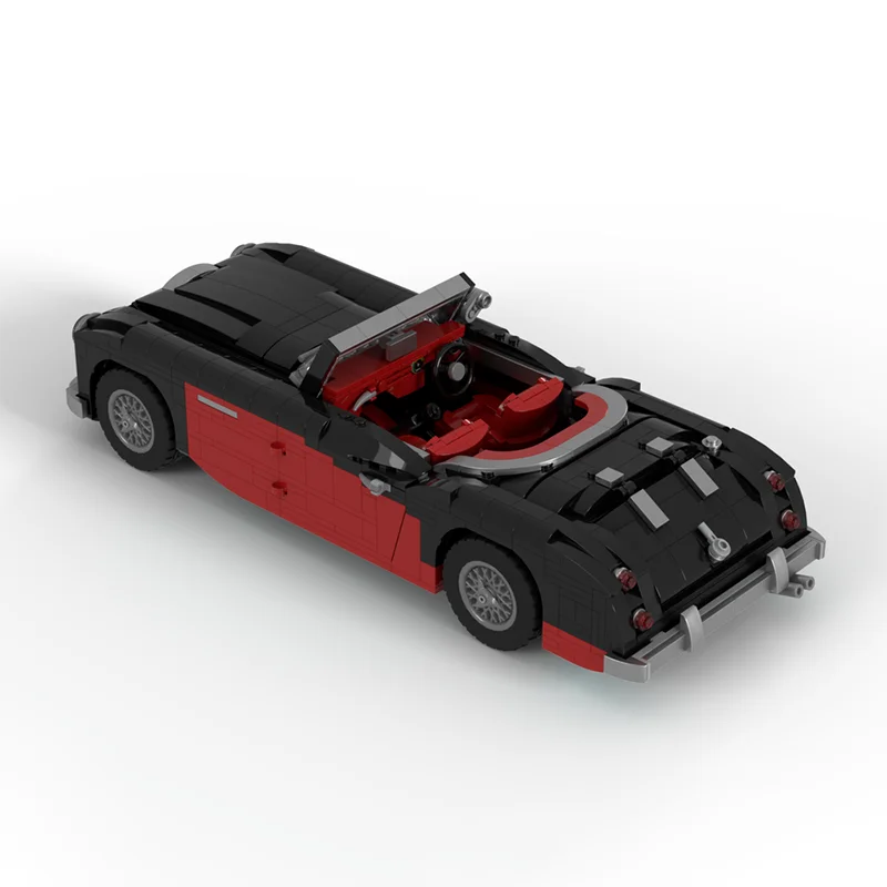 MOC Austin Healey Mk1 Speed Champion Static Edition Oldtimer Modell Racing Kinderspielzeug Geschenk Technologie Bausteine