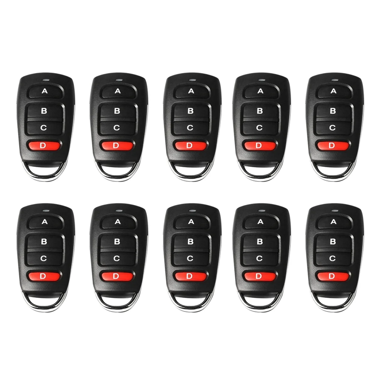 FFYY-10PCS sem fio 433mhz controle remoto cópia aprendizagem correção código de rolamento 433 mhz chave abridor remoto