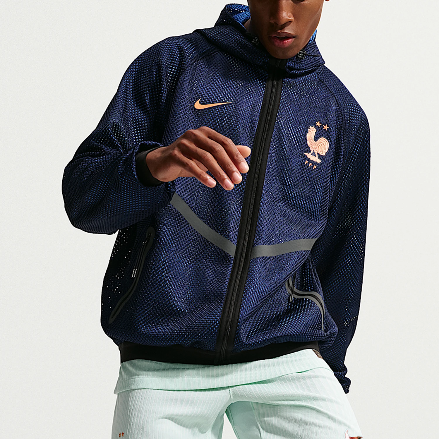 Nike genuine Dri Fit men's knitted training retro jacket jacket IH1763-498