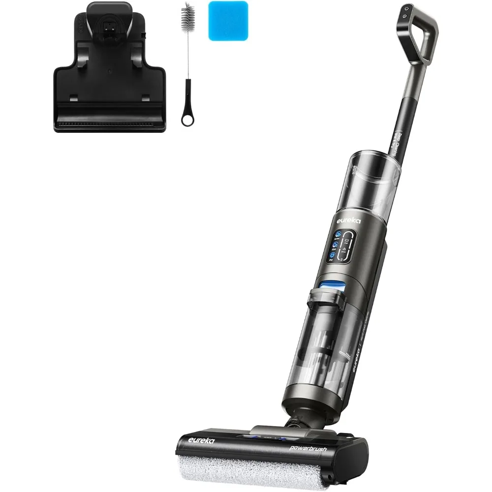 Cordless Wet Dry Vacuum Cleaner Self Cleaning Vacuum and Mop Combo, Good for Hard Floors Pet Hair Sticky Messes