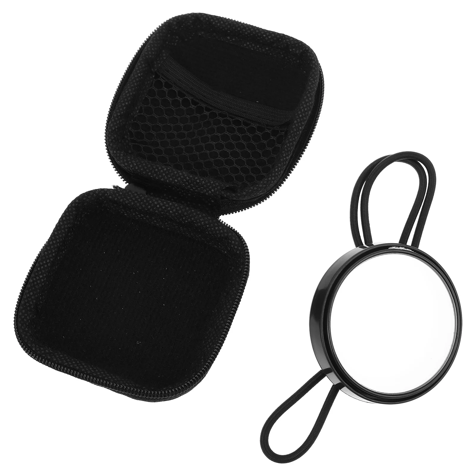 

Diving Convex Mirror Elastic Lanyard Adjustable Underwater Safety Gear Wide View Visibility Side Mount Divers Accessory