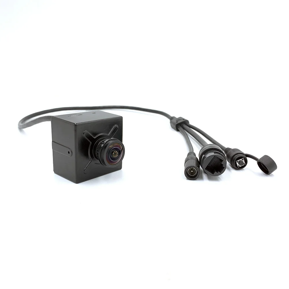 40*40mm 0.0001Lux 2560*1440 4MP WIFI & SD Card Comprehensive lightning protection IP Camera with 1.7mm Fisheye Lens