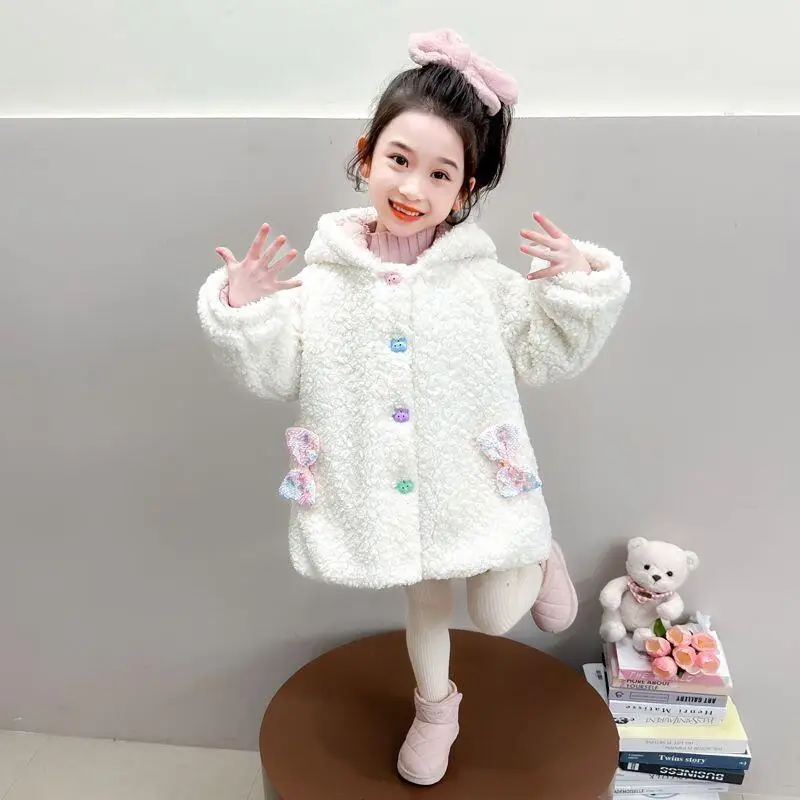 

Верхняя одежда для девочек Hello Kitty Sanrio, рождественская одежда, детское пальто, корейские отзывы, множество зимней детской куртки для девочек