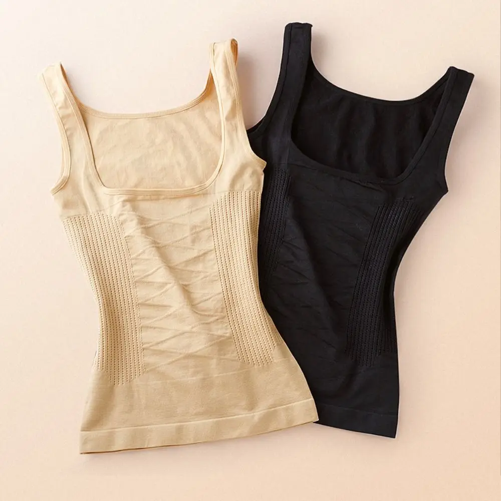 

Seamless Tummy Control Shapewear Vest Corset Compression Women's Waist Trainer Chest Support Underwear Slimming Body Shapers