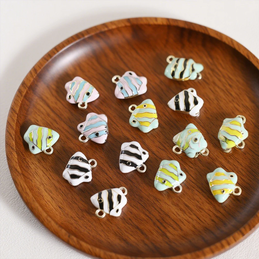 

Cordial Design 50Pcs 13*15MM Jewelry Findings & Components/Zinc Alloy/Hand Made/DIY Earrings Accessories/Fish Shape #194945