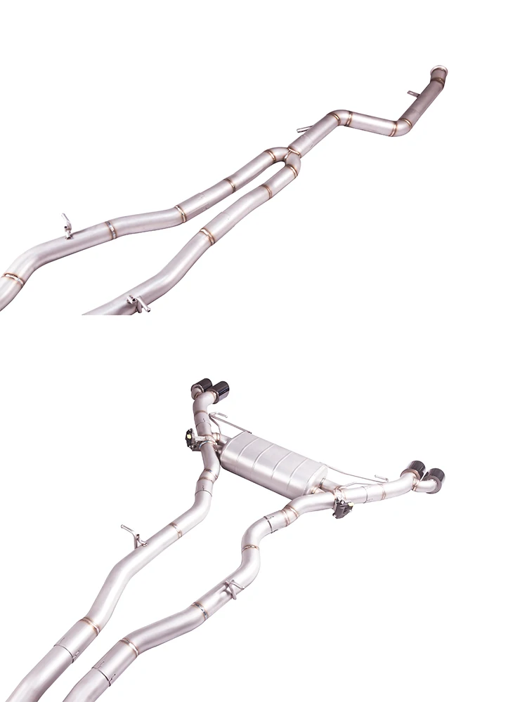 GFC catback exhaust muffler for 2019~2024 BMW X3 X4 M40i G01 G02,Car electric valve exhaust system made of 304 stainless steel