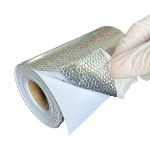 Pegatina de señuelo para mascotas, pegatinas de papel autoadhesivas, cebo duro de pesca, película adhesiva de holograma, escamas de pescado, señuelos láser, accesorios de herramientas