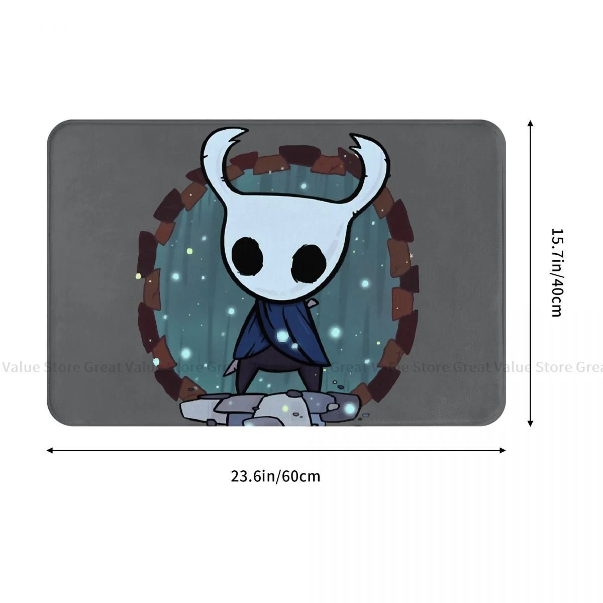 Hollow Knight Game Non-slip Doormat Living Room Mat Casual Hallway Carpet Entrance Door Rug Indoor Decor