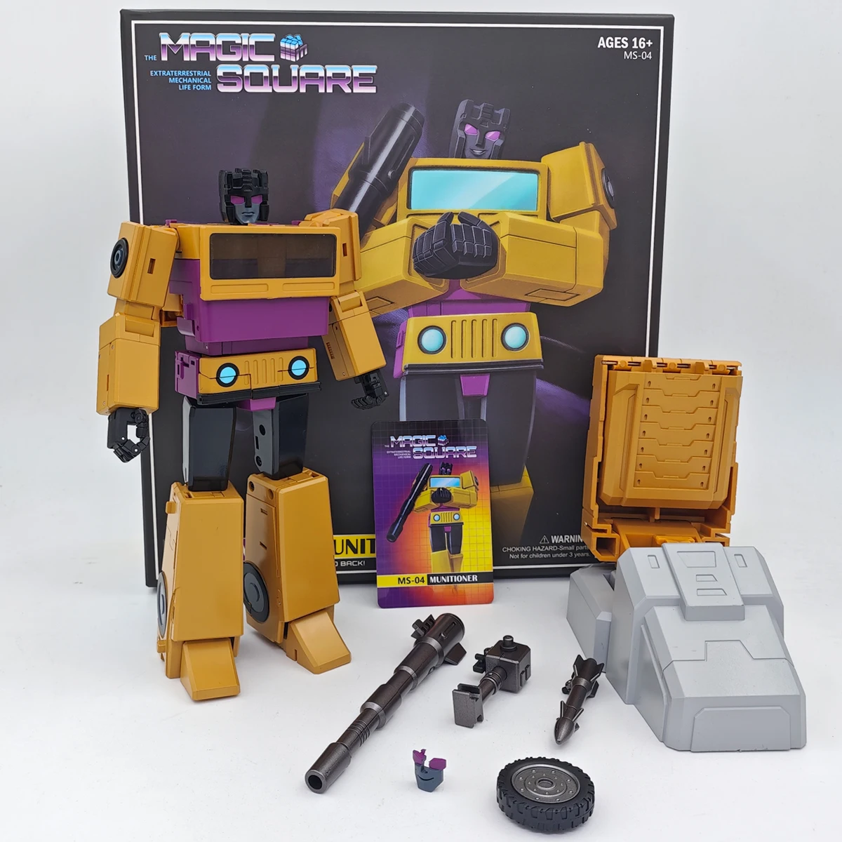 

Magic Square MS-TOYS MS-04 MS04 Swindle Munitioner Anime Model MP Scale Transformation Robot Action Figure Toy For Gift