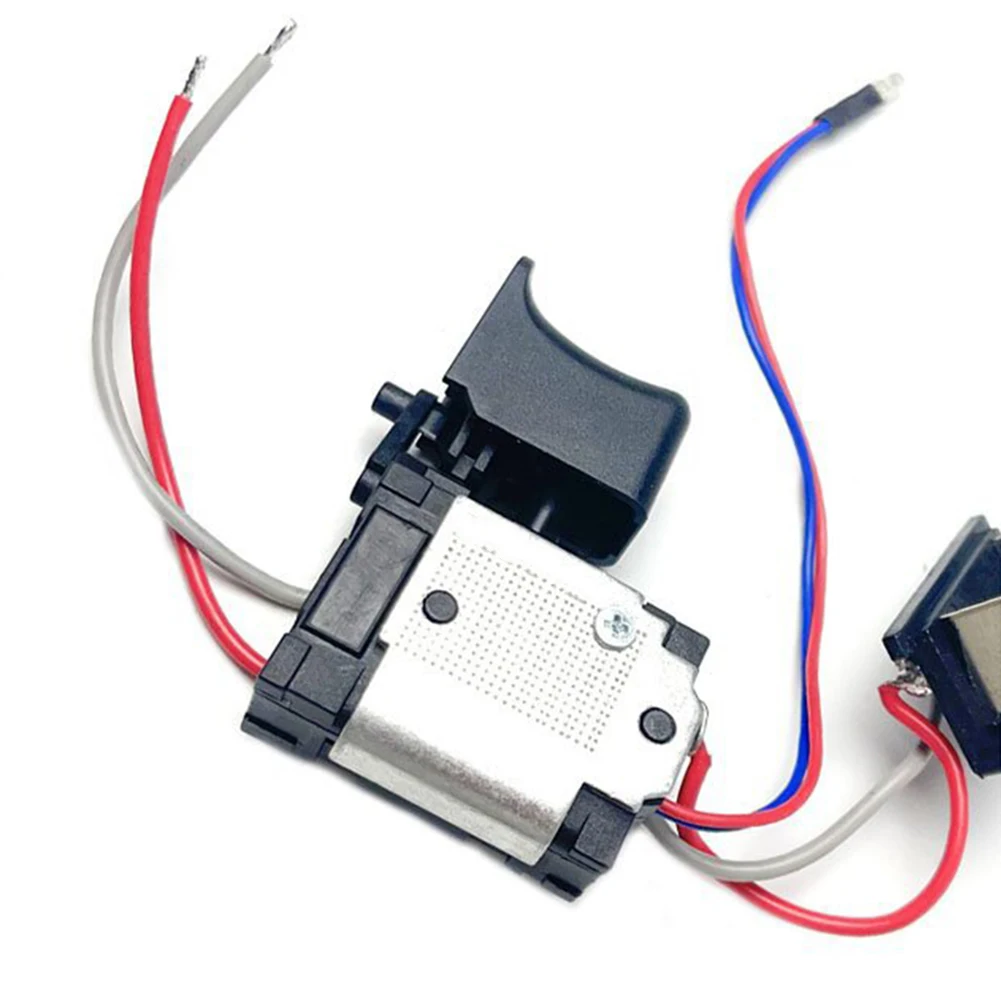 Triggerschakelaar voor elektrische boormachines met drukknop met instelbare snelheidsregeling en stofdichte functie Geschikt voor draadloos elektrisch gereedschap