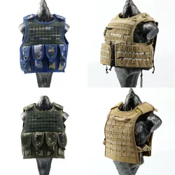 1/6 Scale Navy Army Soldier Body Armor Male Tactical Vest Model Toy Chest Hanging Bulletproof Vest F 12