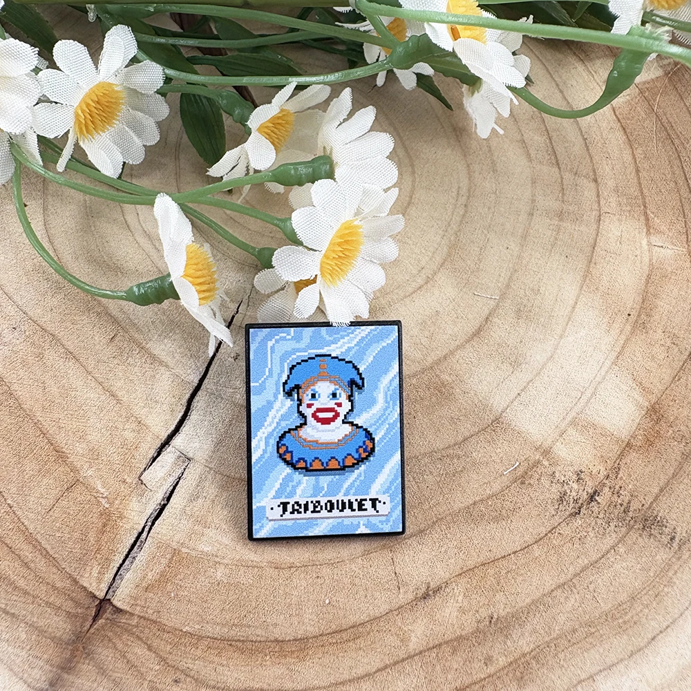 Triboulet Legendary Joker Enamel Brooch Game Balatro Inspiration Badge Gamer Collection Creative Lapel Pin Fans Gift Accessories