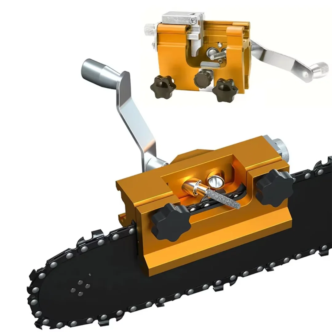 Electric Saw Chain Sharpening Fixture, Sharpener Kit Portable Electric Saw Chain Suitable for Lumberjacks and Garden Workers