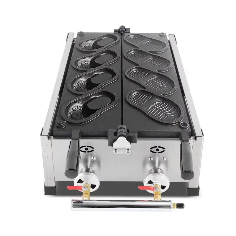 Slippers-shaped waffle maker, electric gas shoe-shaped waffle bread maker