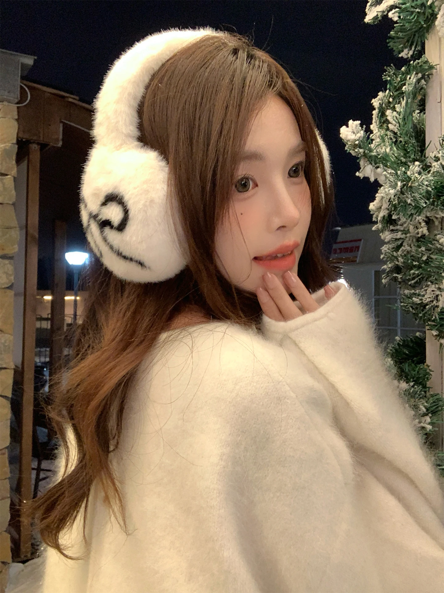 thiened-plu-ear-muffs-women's-winter-warm-ear-protection-cute-ear-cover-soft-fur-ear-pads-comfortable-ear-warmers